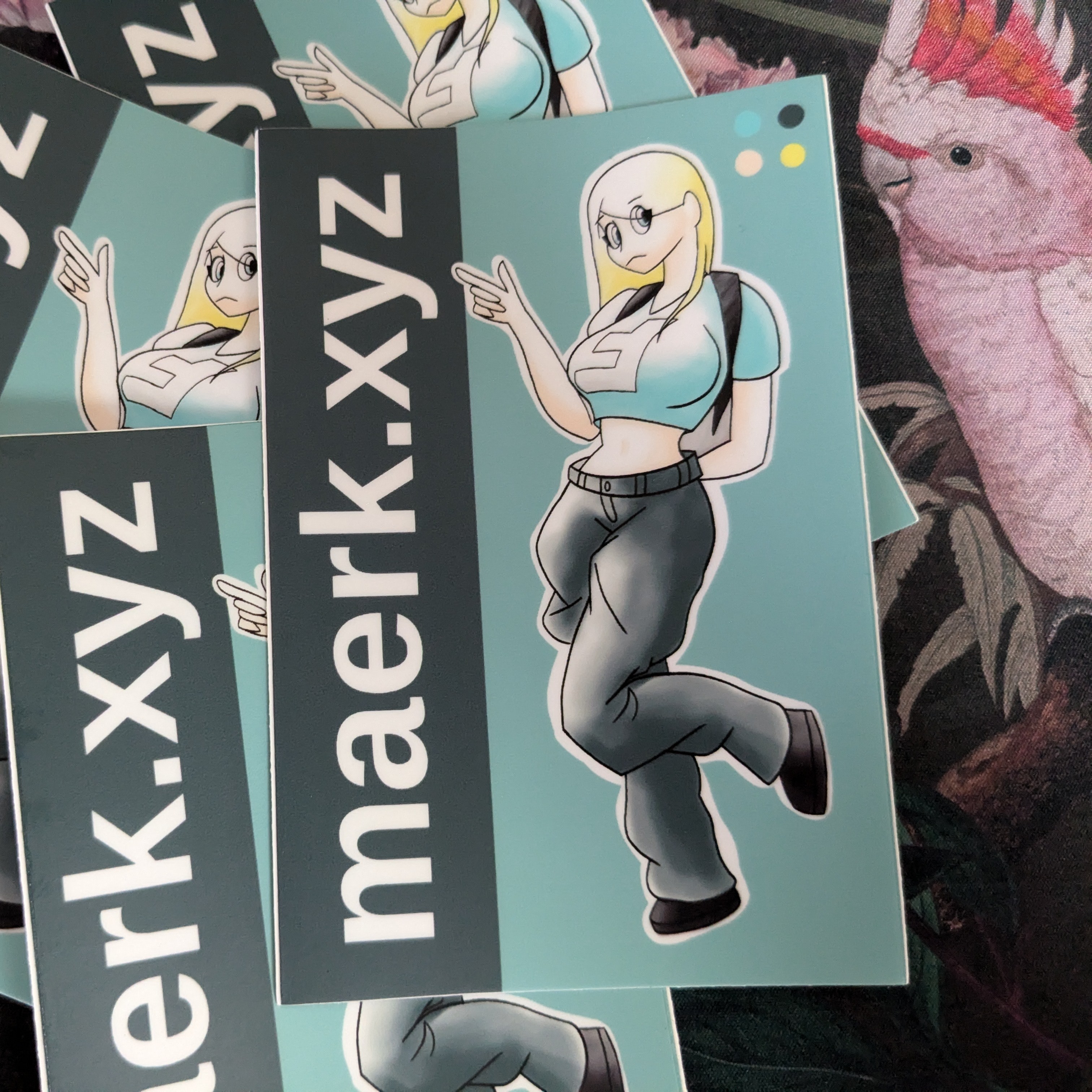 Naomi Sticker Pile